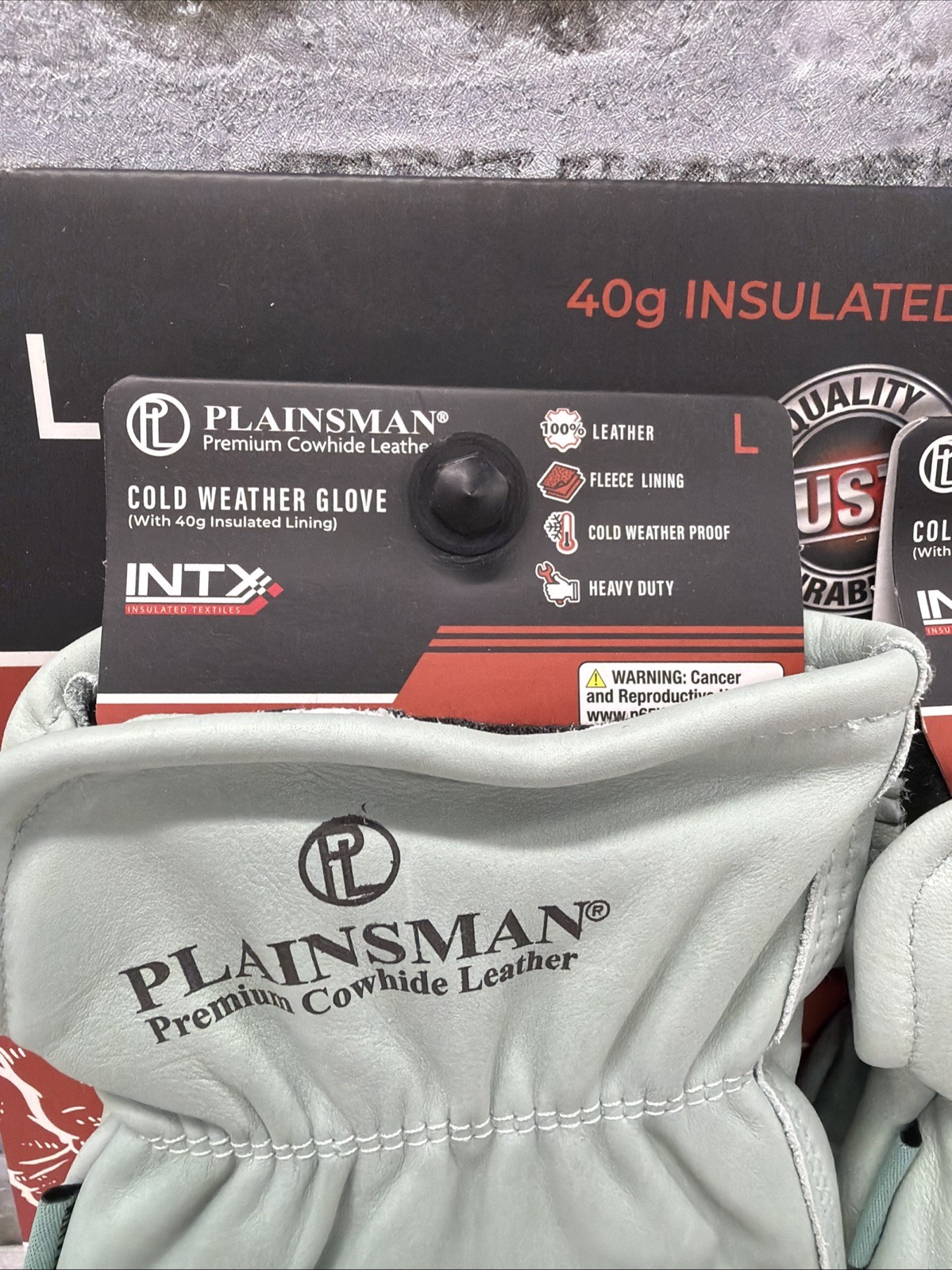 Two Pairs Of New Plainsman Premium Lined Gloves Size Large