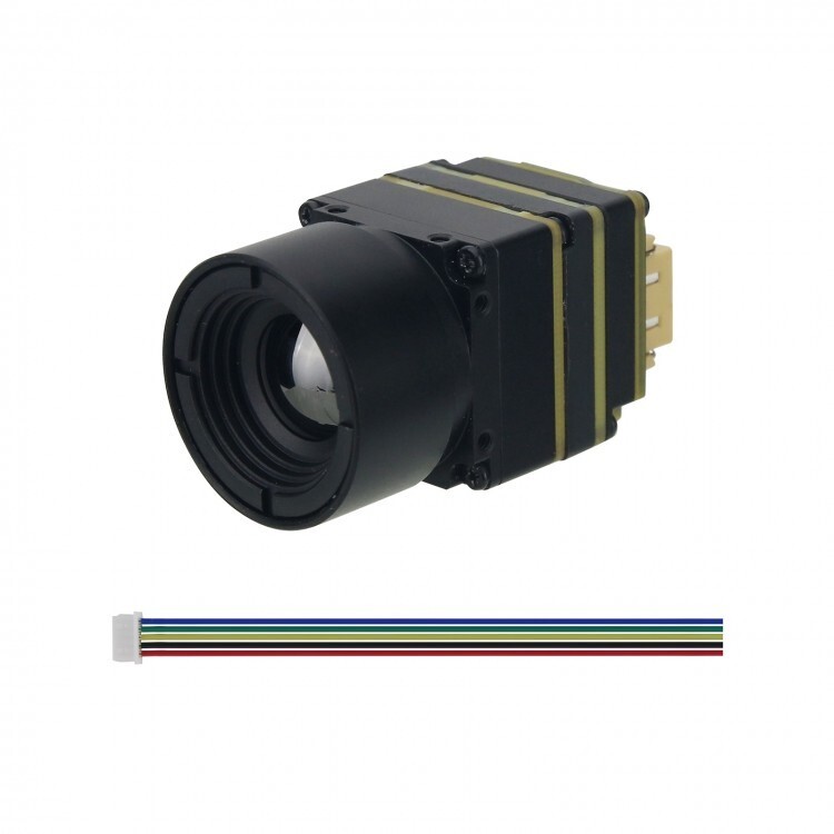 Thermal Imager for FPV Drones with CVBS Interface Longwave IR 12um Micro Camera