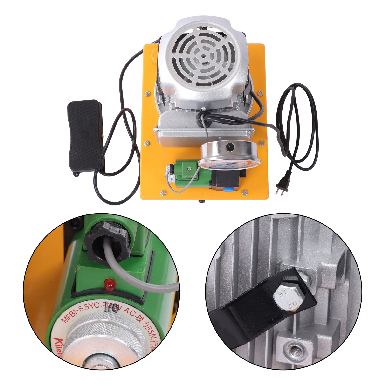 Electric Hydraulic Pump Single Acting 10000PSI 8 L 0.7L/min 750W