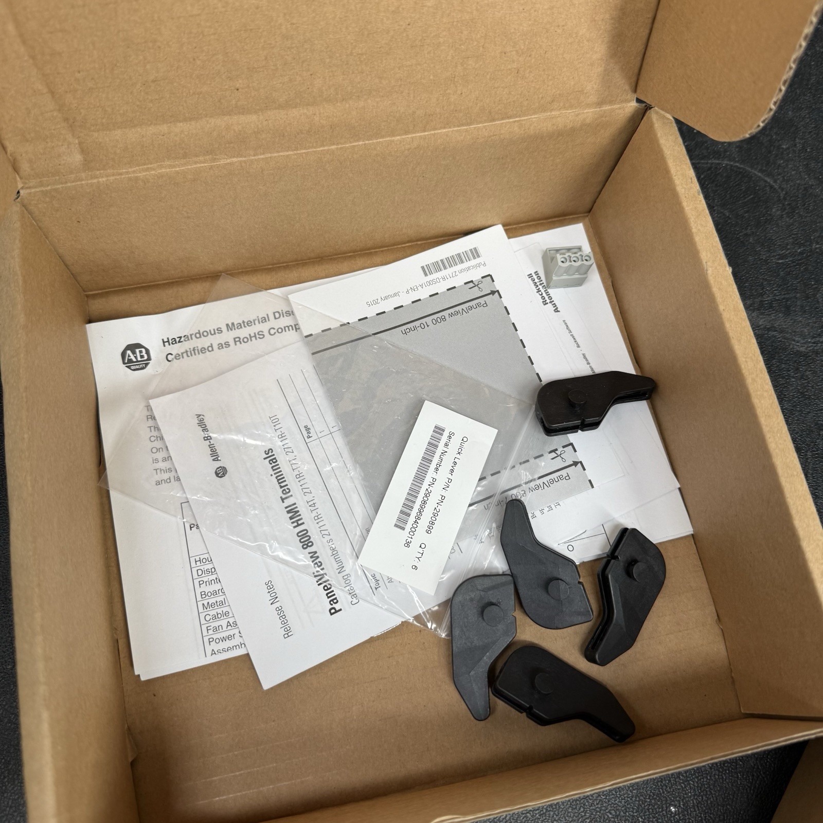 Allen-Bradley 2711R-T4T PanelView 800 HMI 4” Touch Terminal Series B Sealed Air