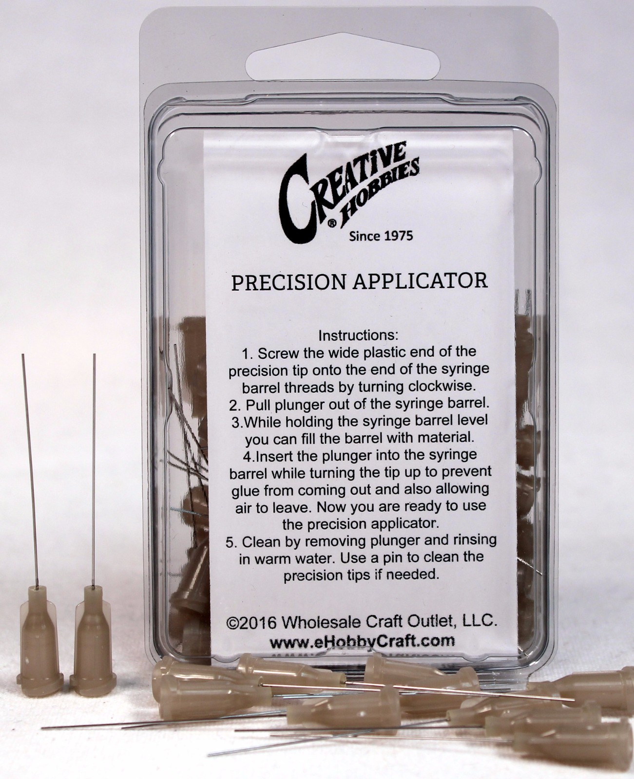 27 Gauge 1.5 Inch, Precision Applicator Dispensing Needle Tips, 50 Pieces