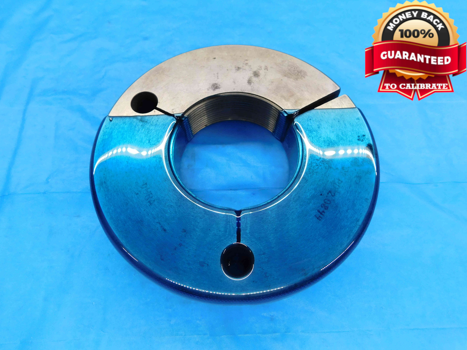2 1/8 16 UN 3A THREAD RING GAGE 2.125 2.1250 GO ONLY P.D. = 2.0844 INSPECTION