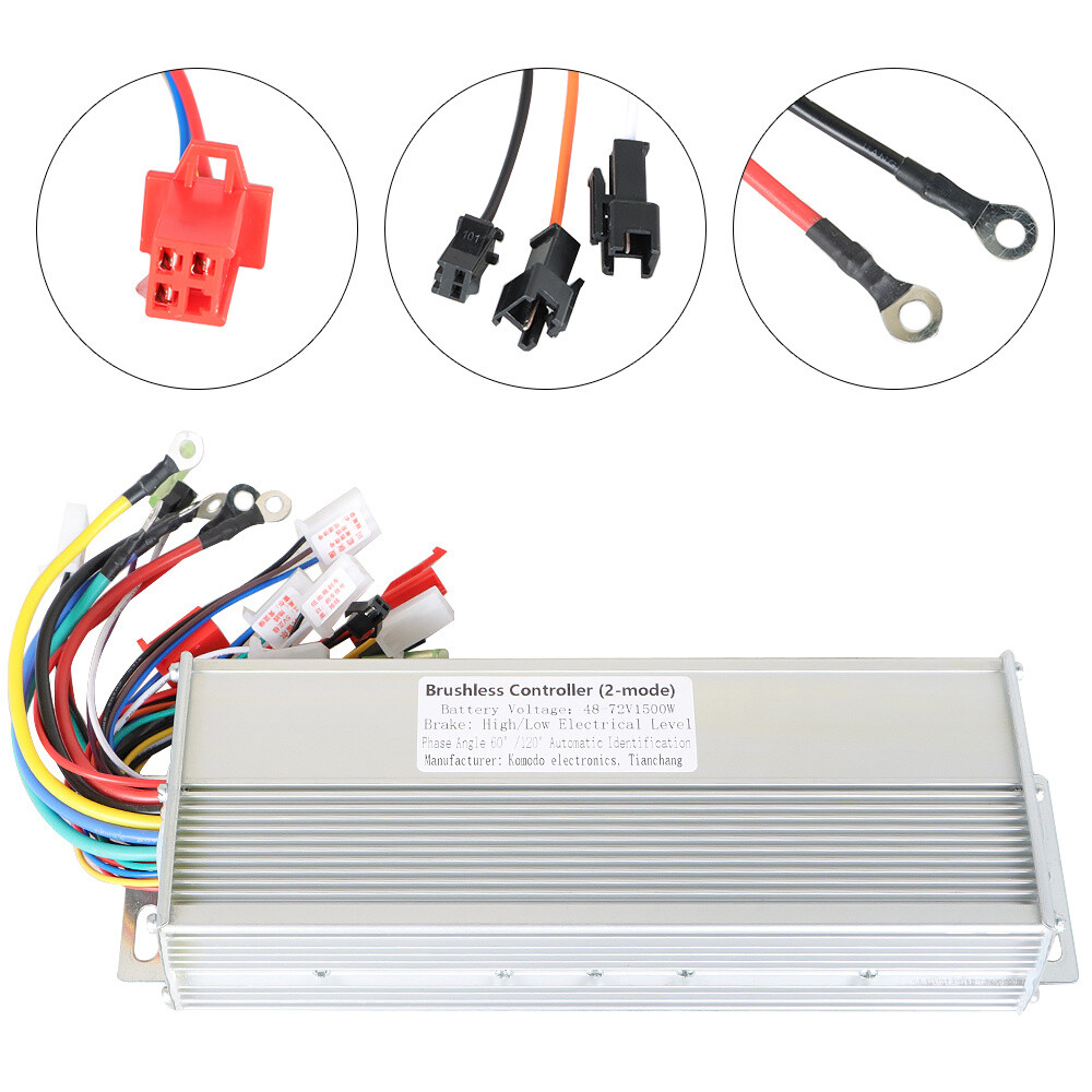DC 48-72V 1500W Motor Speed Controller For Electric E-bike Scooter Brushless New
