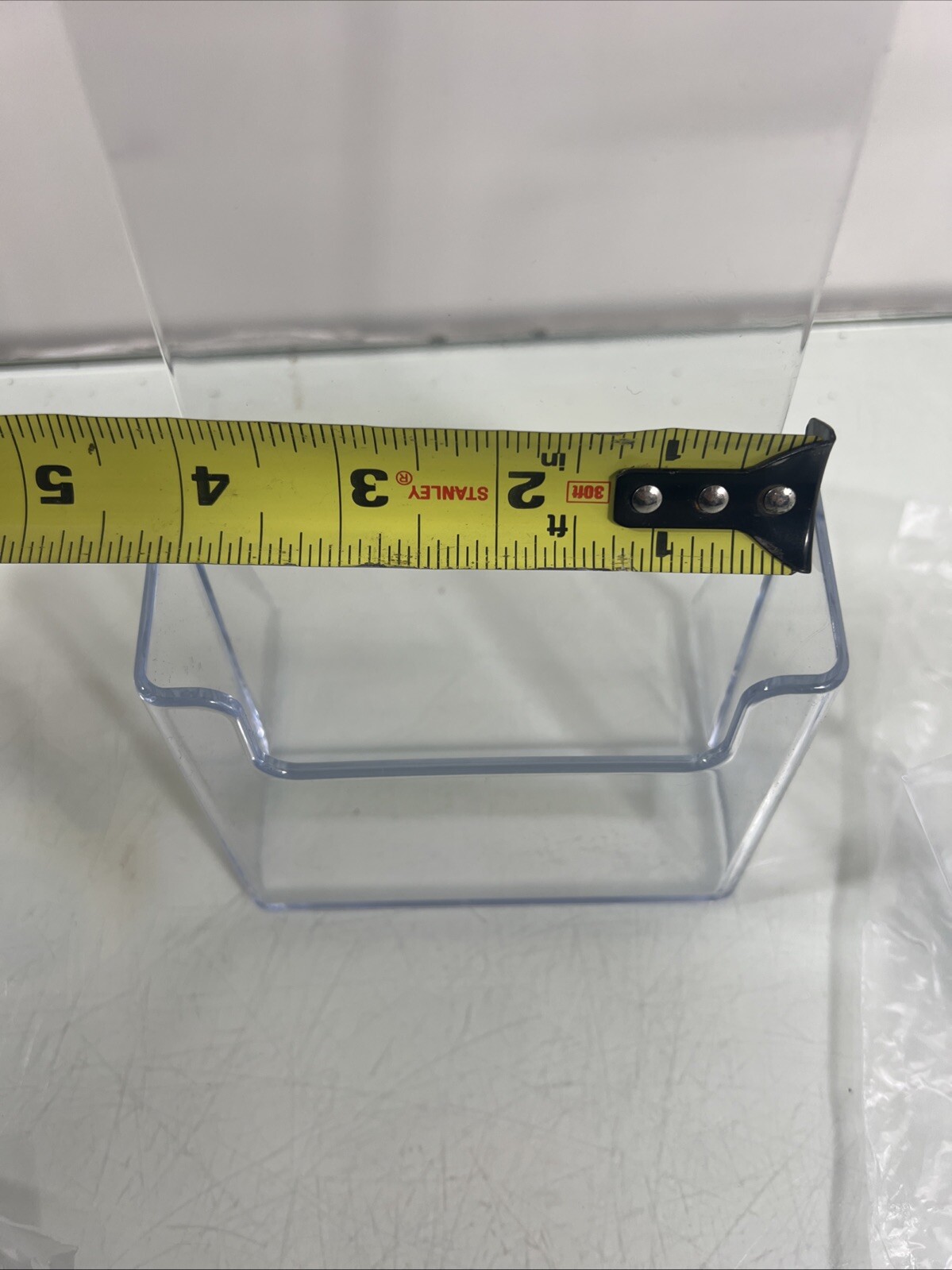 2 Pack Acrylic Brochure Holder 4×7 Inches Flyer Display Stand Card Holder