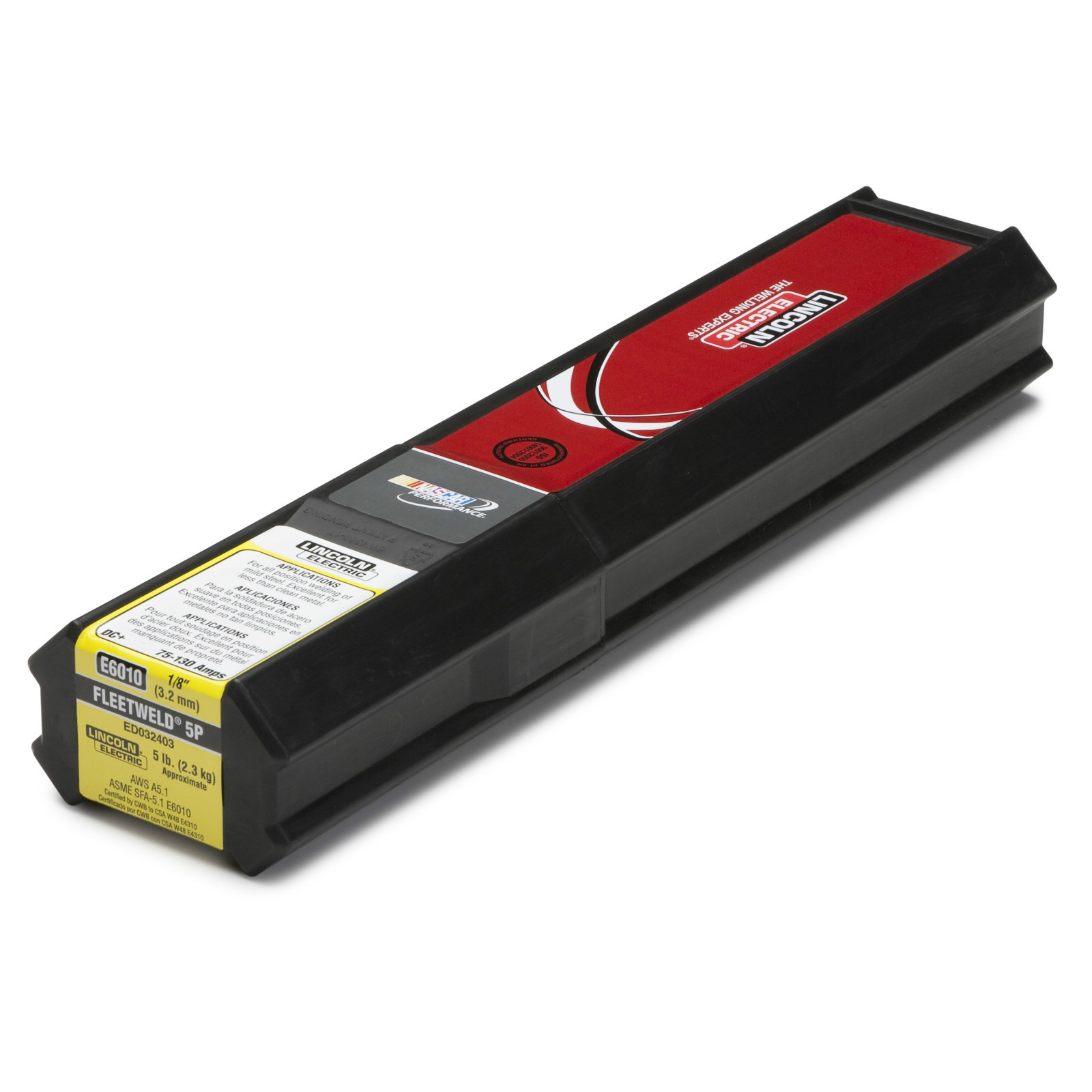 LINCOLN FLEETWELD 5P (6010) STICK ELECt. 1/8″ 5LB (ED033510 )