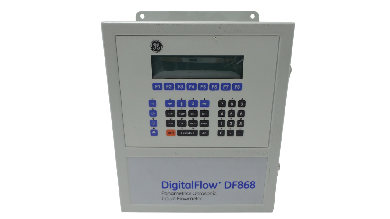 GE DigitalFlow DF868 Panametrics Ultrasonic Liquid Flowmeter-Free Shipping