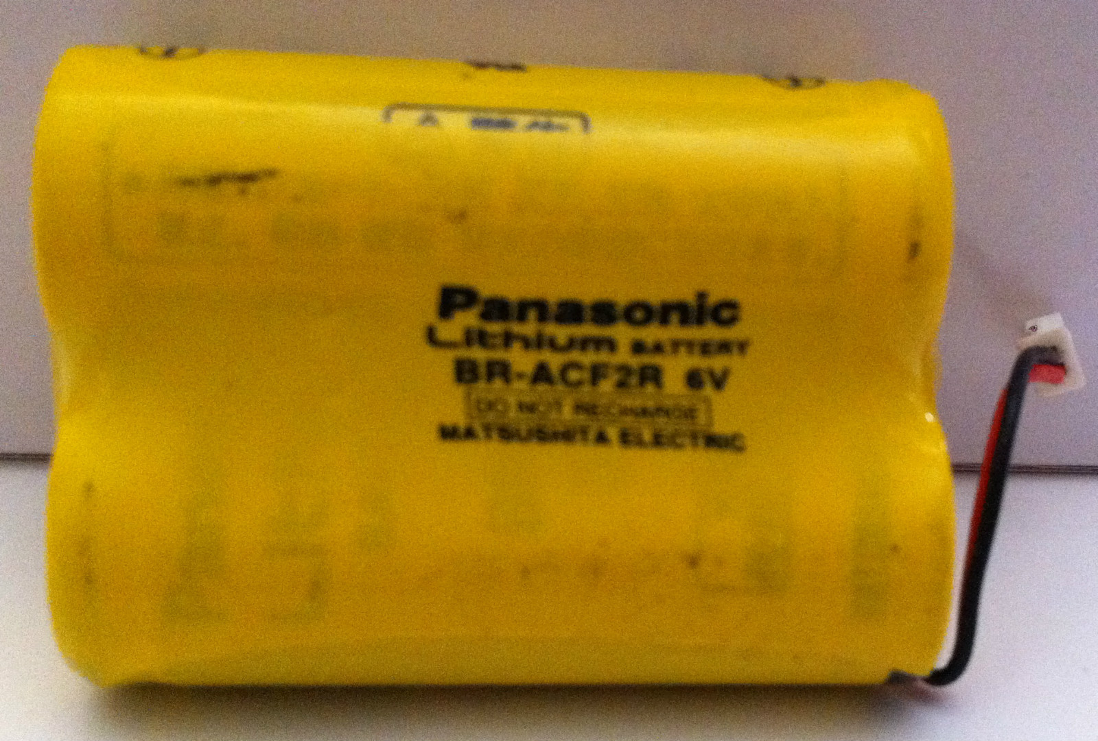 Brand New Panasonic BR-ACF2R 6V Lithium FAUNC Battery w/ Plug