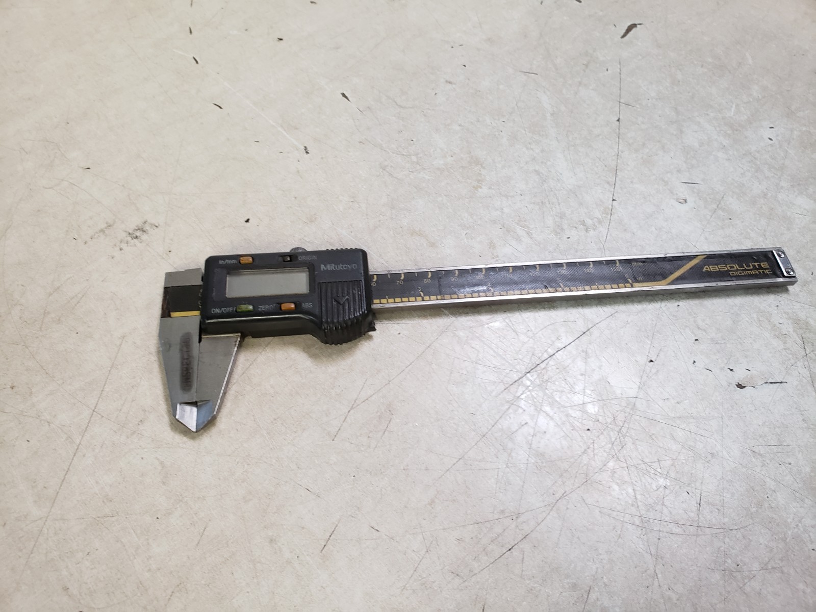 Mitutoyo Absolute AOS Digimatic Calipers: 150mm/6 in, Sold for Parts or Repair