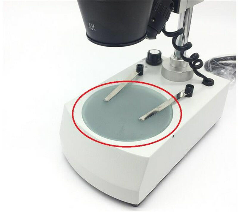 1PC 75mm/90mm/95mm/100m Stereo Microscope Specimen Stage Frosted Glass Plate