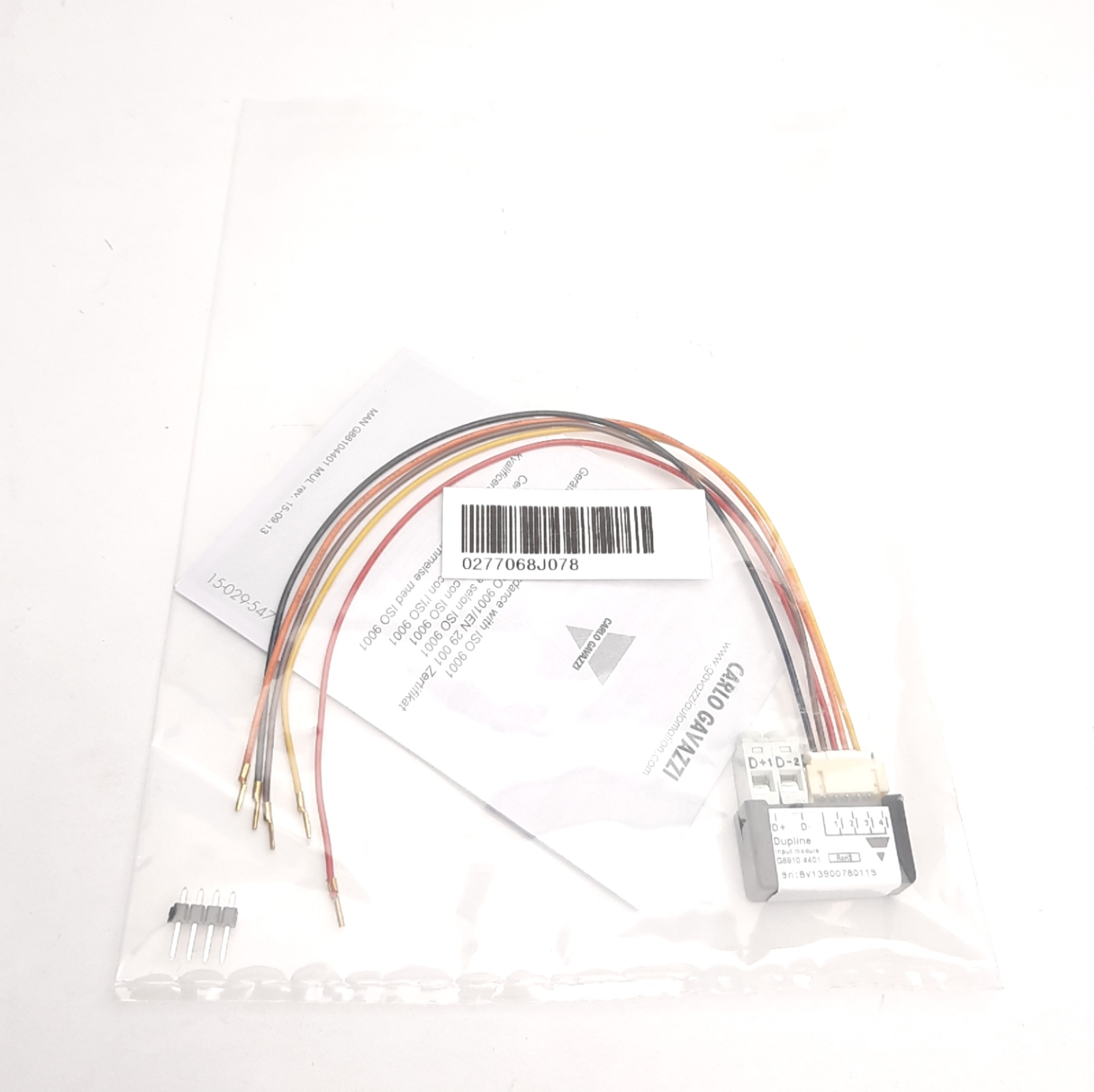 Carlo Gavazzi G88104401 Dupline Universal Transmitter Input Module 2mA Max, 4-Ch