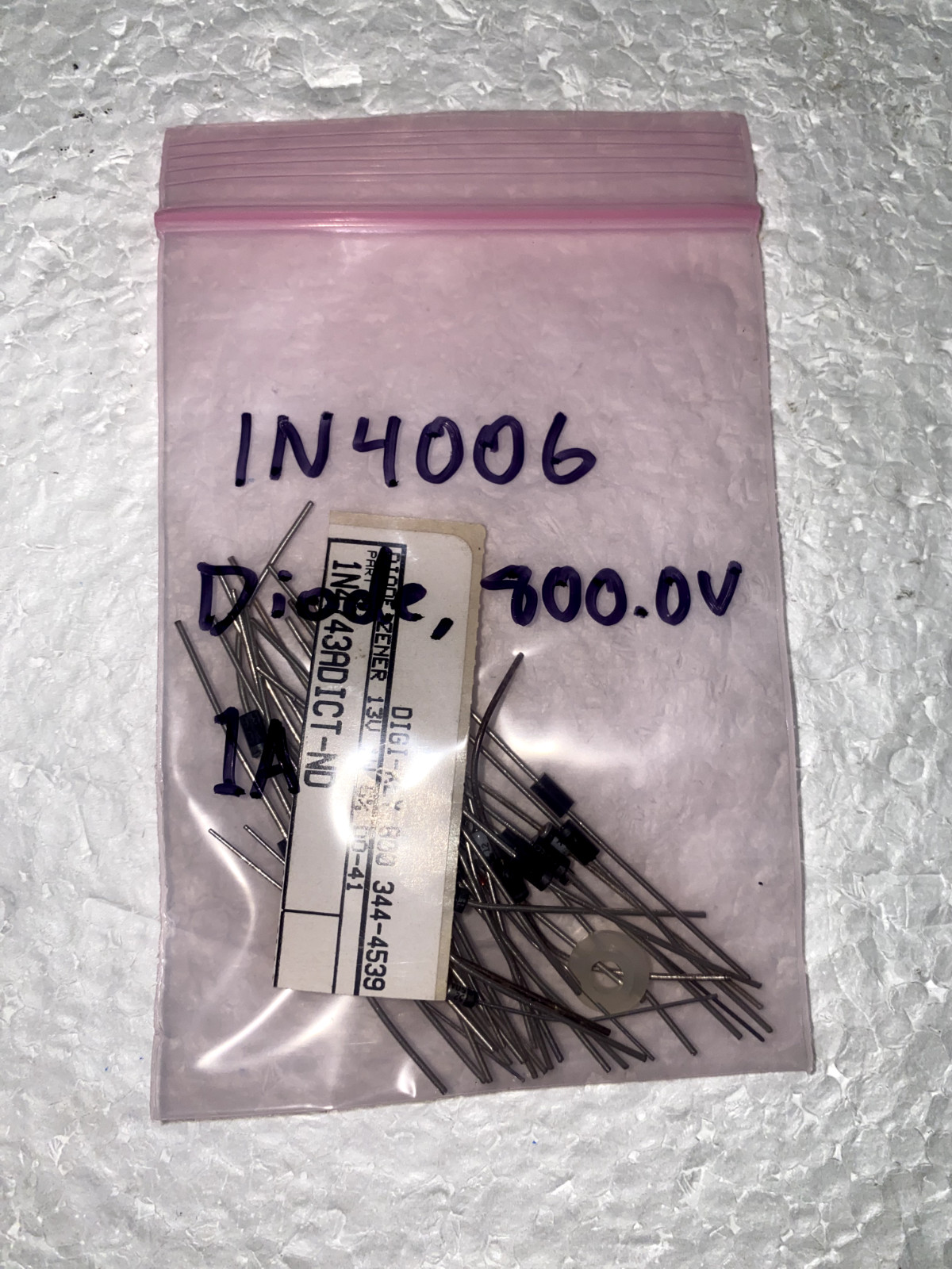 Agilent 1N4006 800.0V 1A Diode LOT