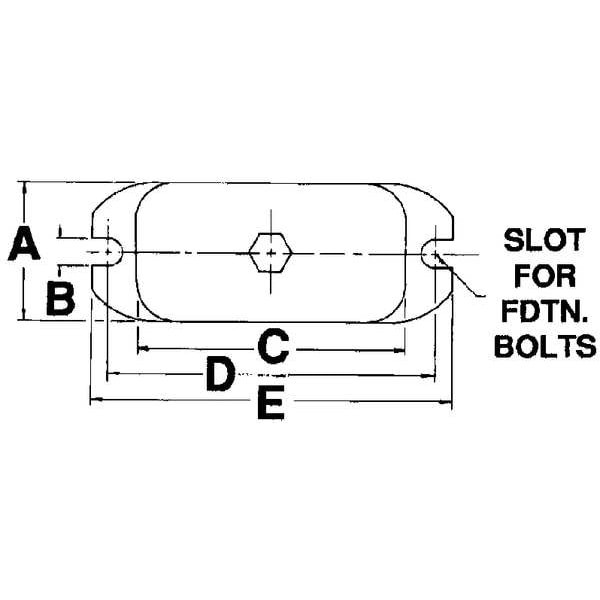 Mason Industries 5C128 Floor Mount Vibration Isolator, Spring, Spring Color:
