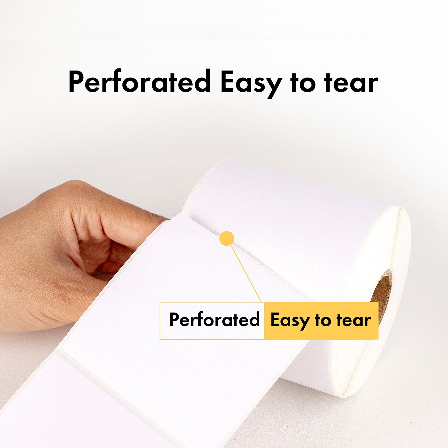 ZEBRA / ELTRON 1×2 (1″ x 2″) Direct Thermal Labels – (4) Rolls of 750 Labels