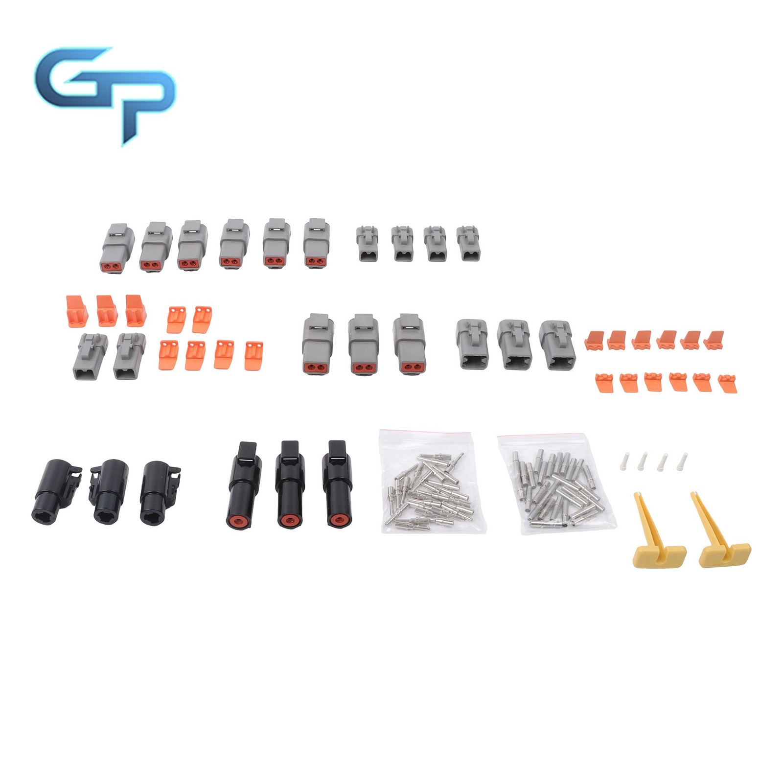 DTP DTHD Connector Kit 1/2/4 Pin with Size 12 Solid Contacts Pin 12-16AWG