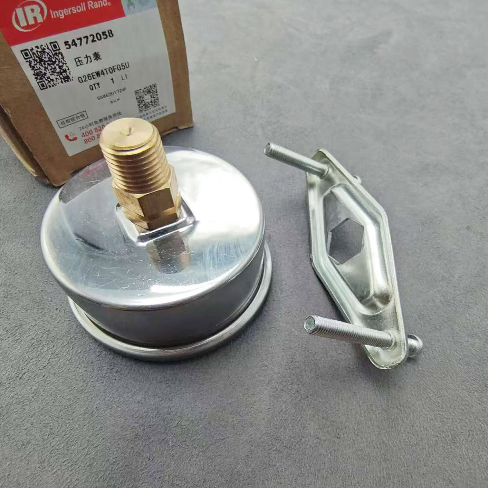 New Pressure Gauge Panel Mount IR 54772058 for INGERSOLL RAND Air Compressor