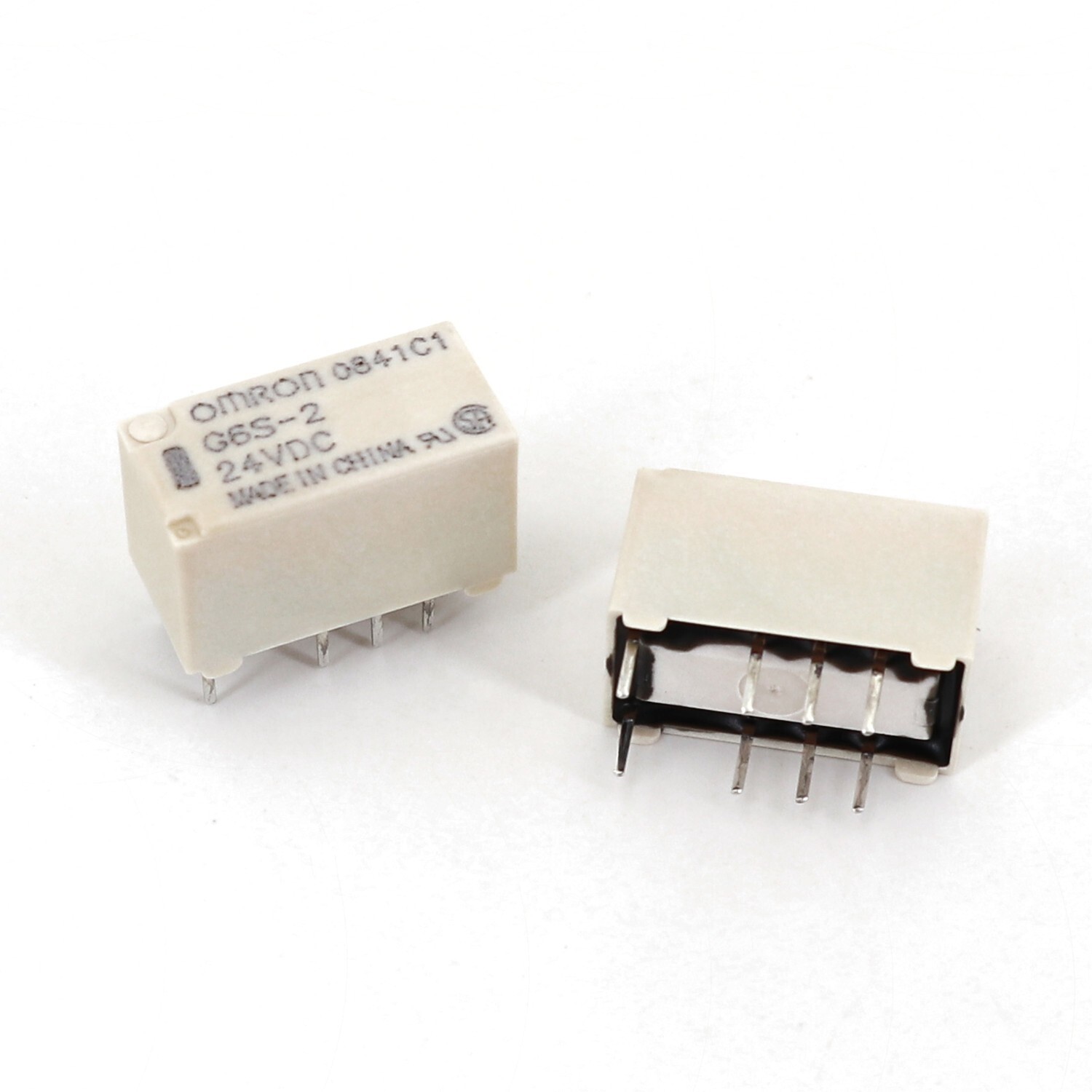 10Pcs OMRON G6S-2 DC24V 8Pin DPDT PCB Mount Mini Signal Relay