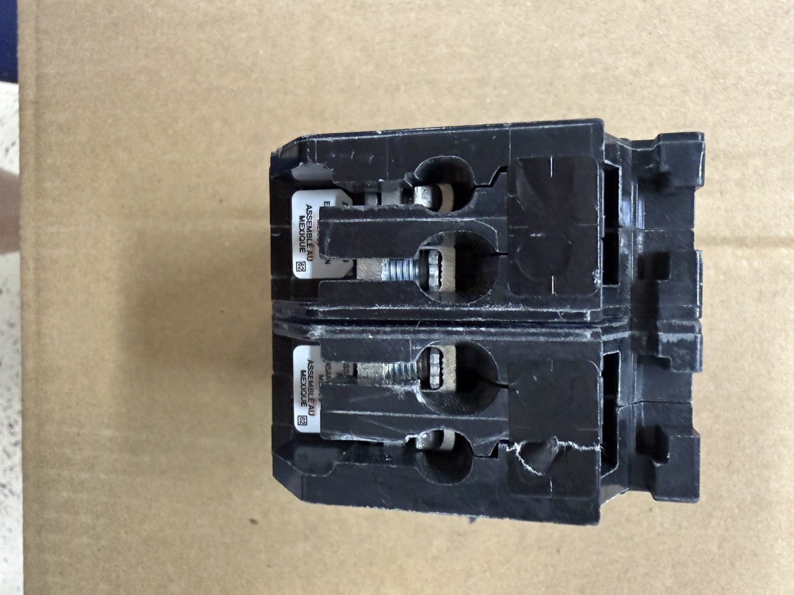 Square D Tandem Common Trip Circuit Breaker QO 50/20 Amp. 2 Pole 120/240 VAC