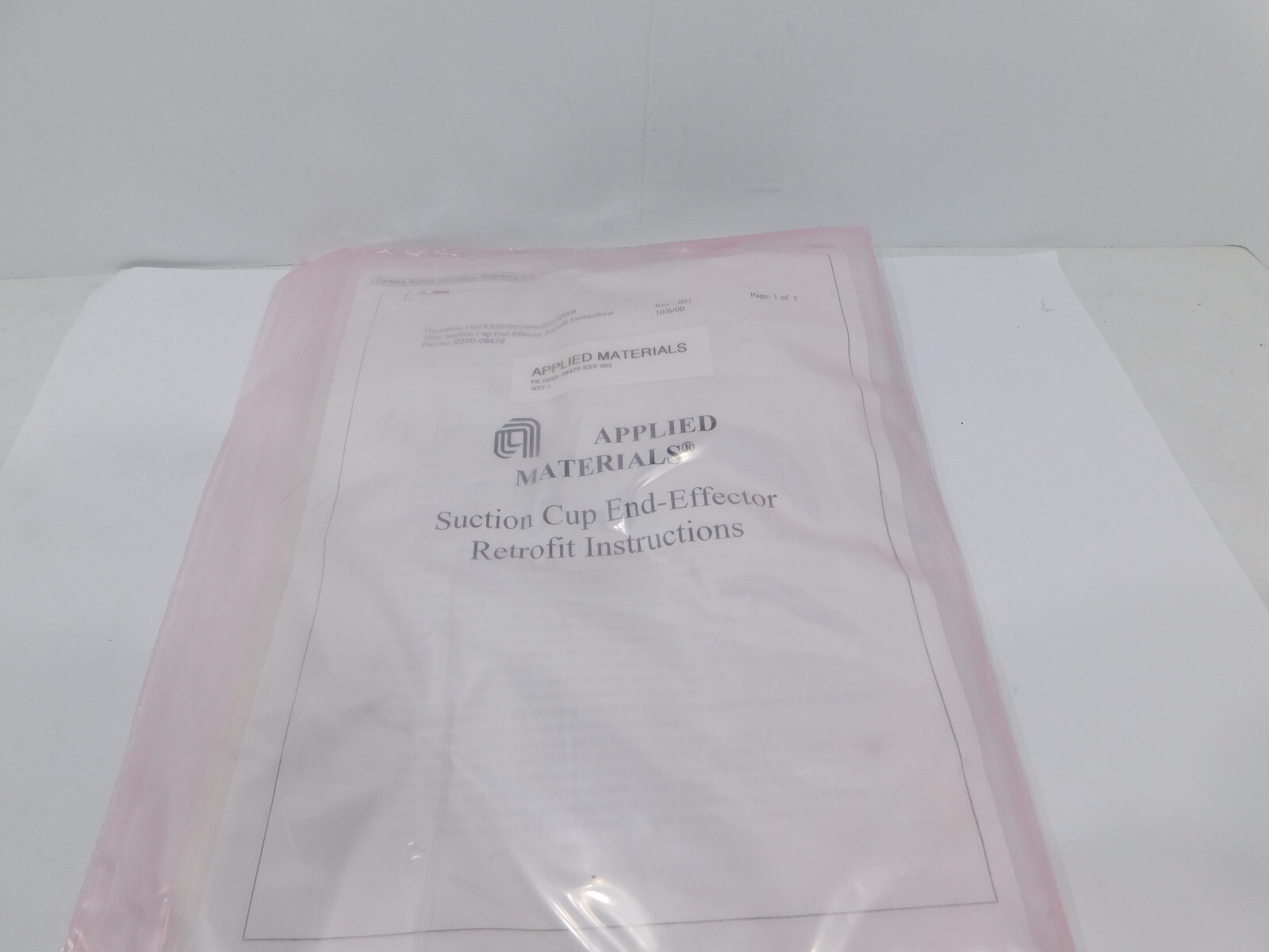 AMAT 0240-08123 Set Robot End Effector Retrofit Kit