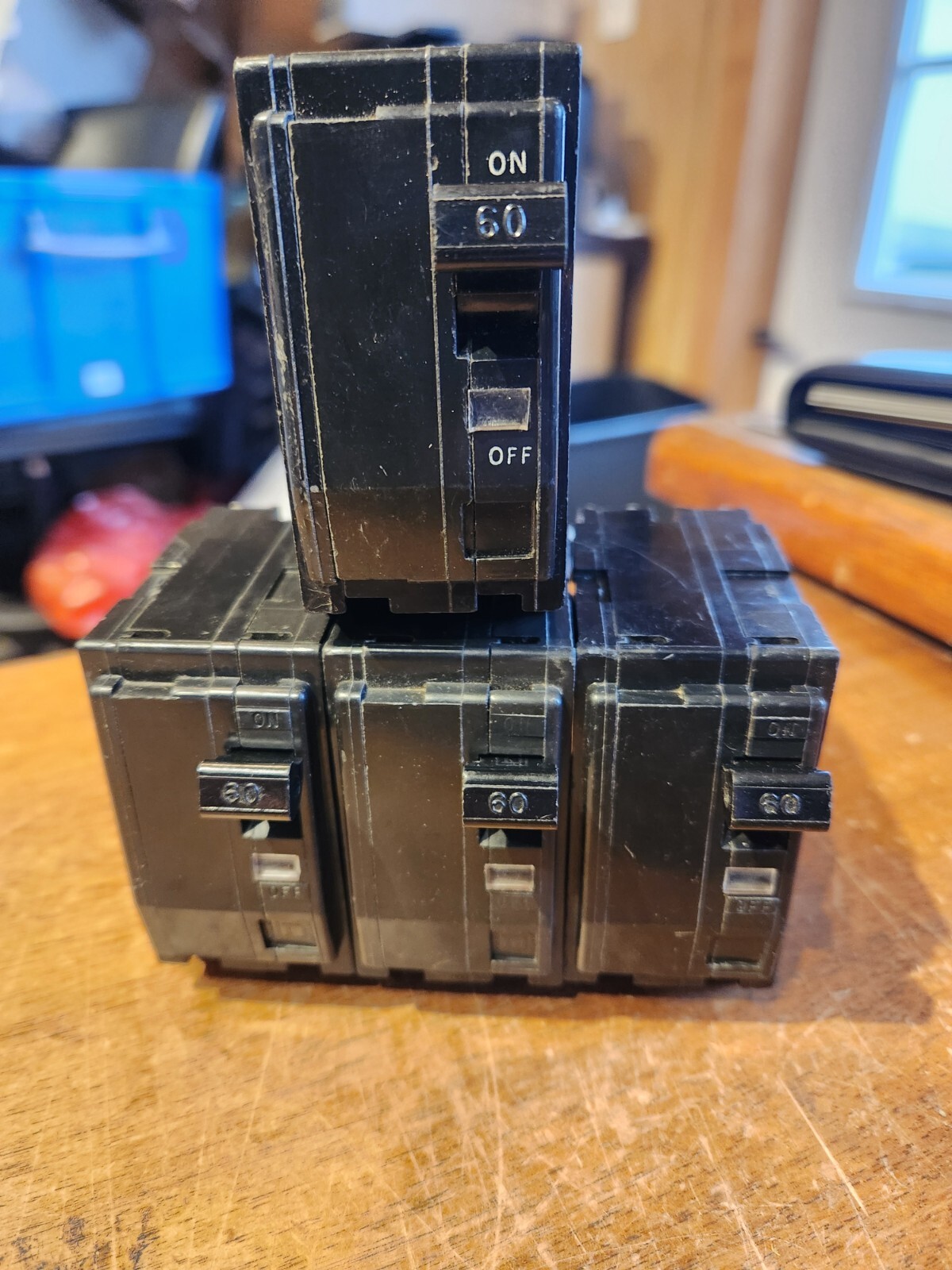 USED, TESTED CLEANED Square D QO260 60A 120/240V 2 Pole Circuit Breaker
