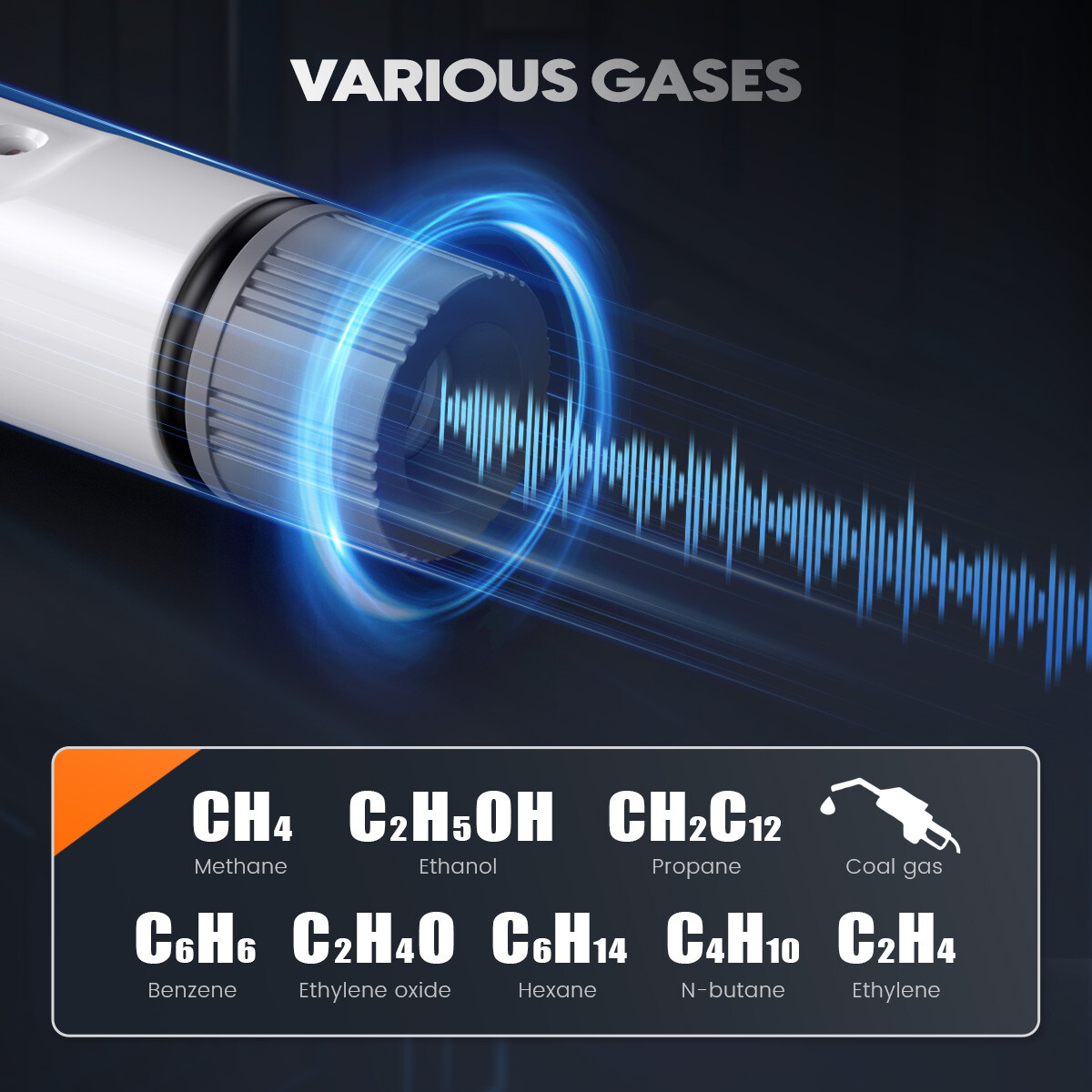 Natural Gas Leak Detector Handheld Methane Propane Combustible Gas Detector Pen