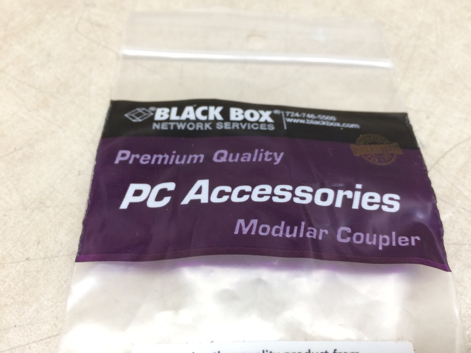 Lot of 10 Cat6 Coupler Black FM609 Unshielded Straight Black Box