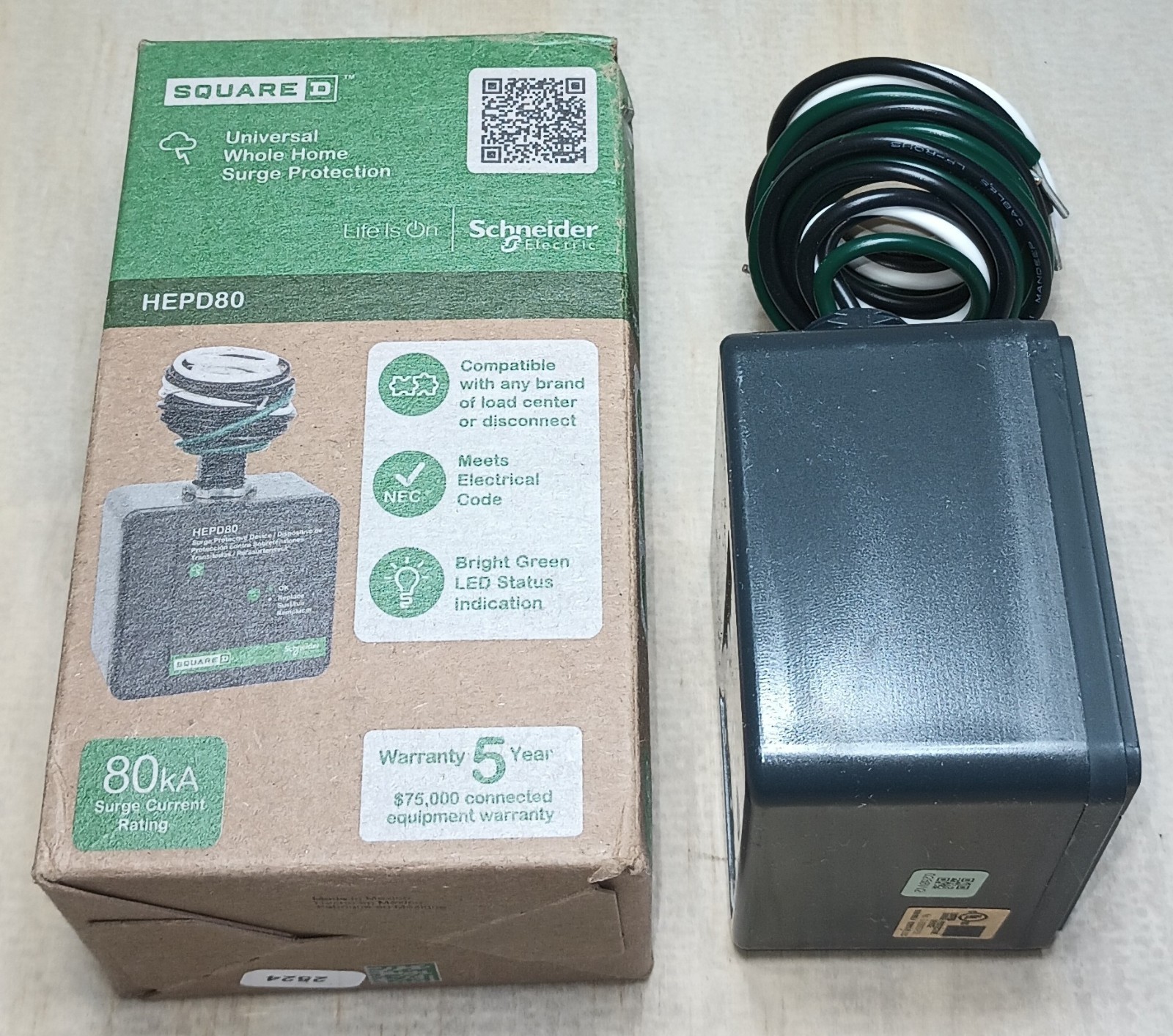Square D by Schneider HEPD80 Surge Protection Device