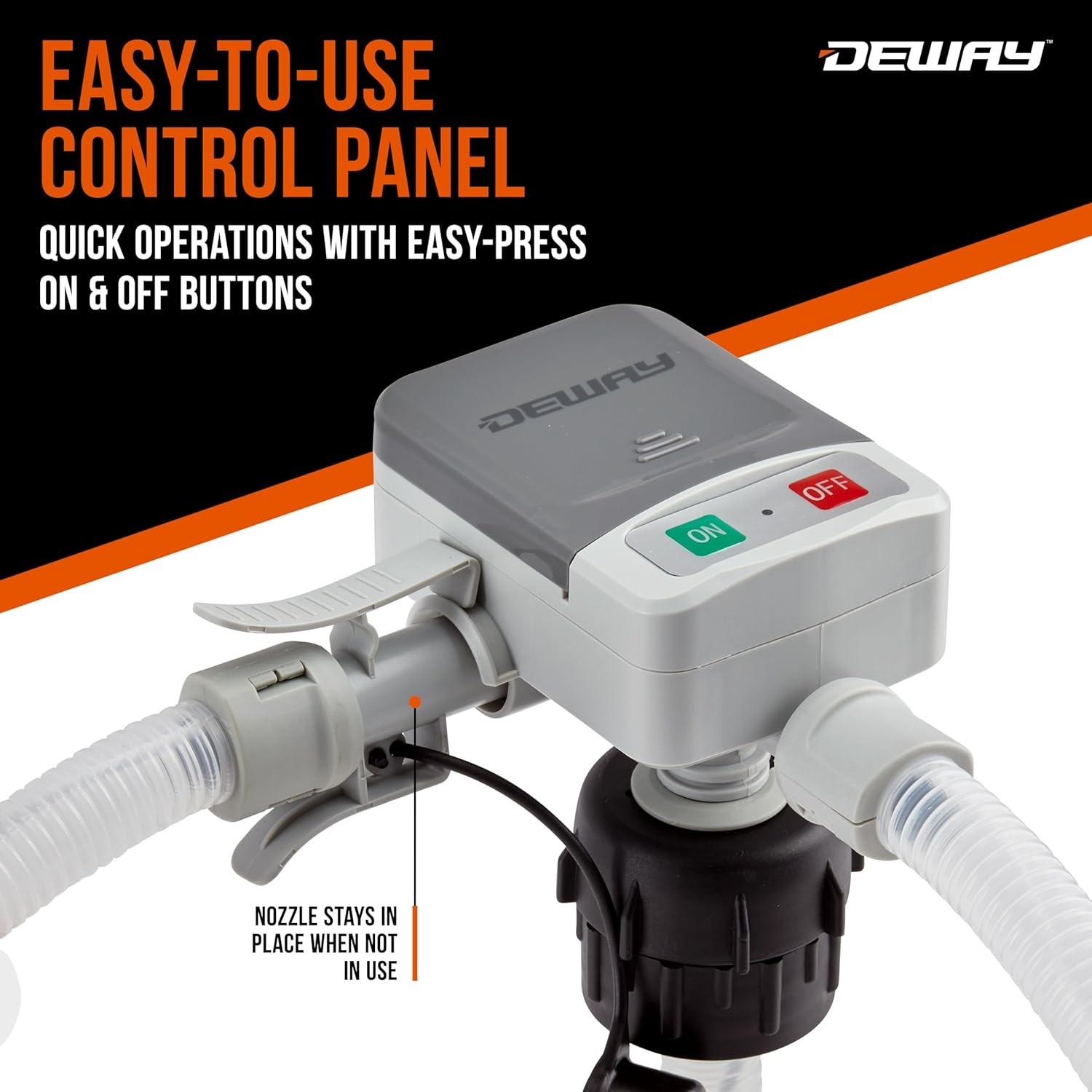 Fuel Transfer Pump for Gas Can with Precision Auto-Shutoff Nozzle | Fast 2.4G…