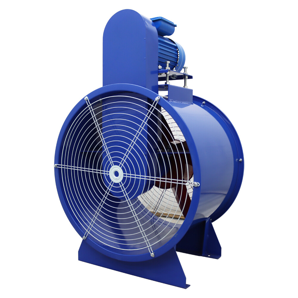 24″ Dia Electric Tube Axial Fan Paint Room Exhaust Fan 1500W 1450r/min 220V