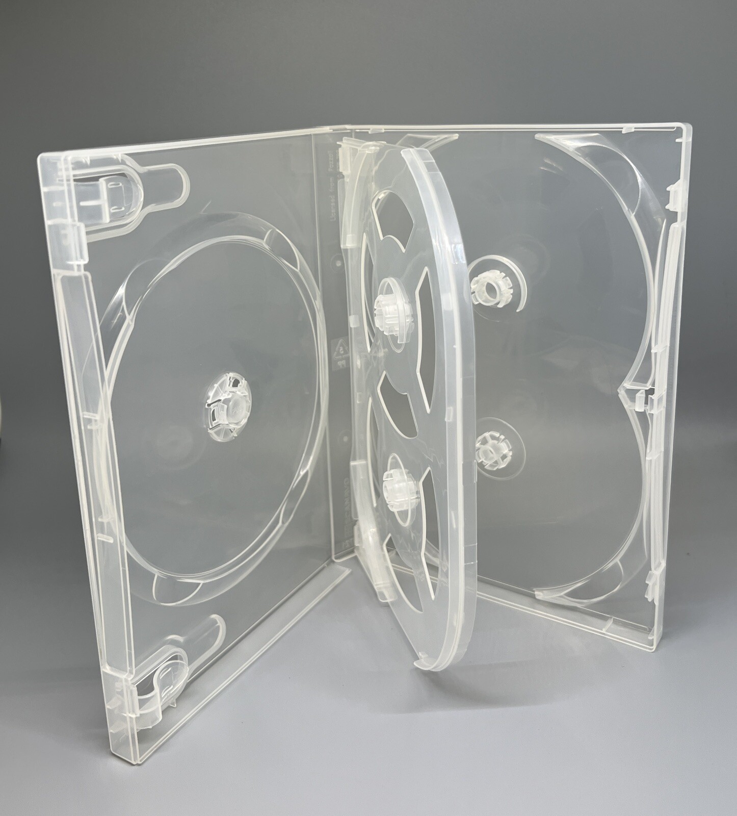 2 Top Quality Original Scanavo 22mm Multi 7 DVD Case, Clear, DVD7/ONET.PB3.KR