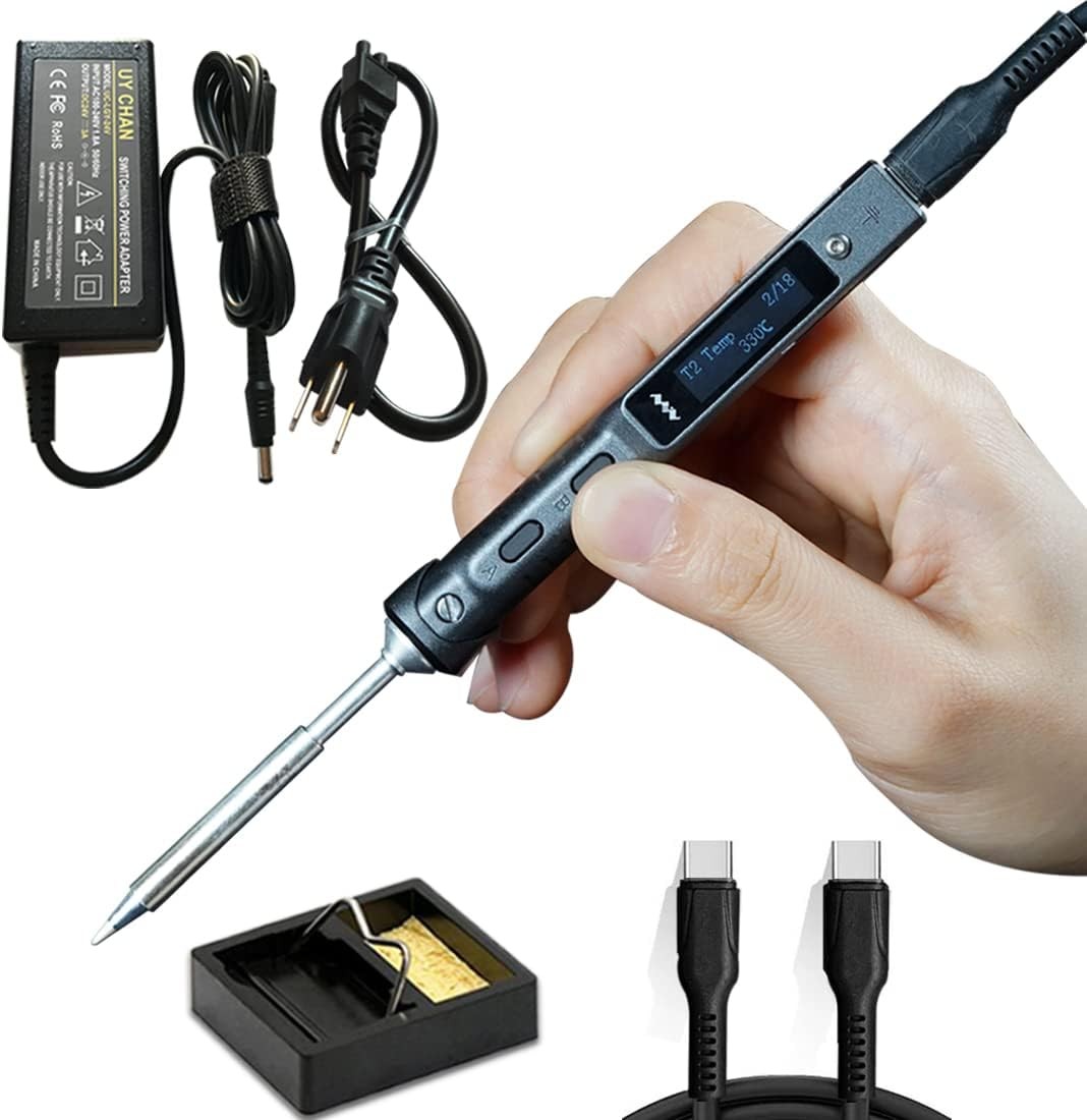 Original TS101 Soldering Iron Station Kit Upgraded from TS100 DC 65W PD 45W Powe