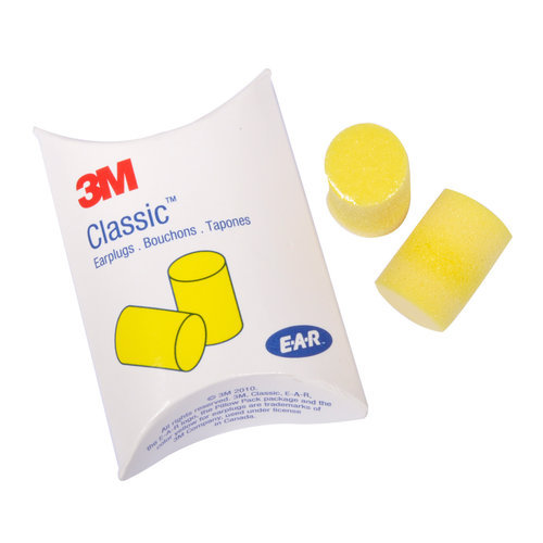 3M E-A-R Classic Foam Disposable Shooting Sleep Ear Plugs Noise Reduction NRR 29
