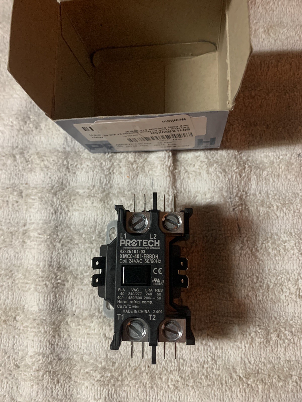 Universal Trane American Standard 24 Volt 40 Amp Relay Contactor C147094P02