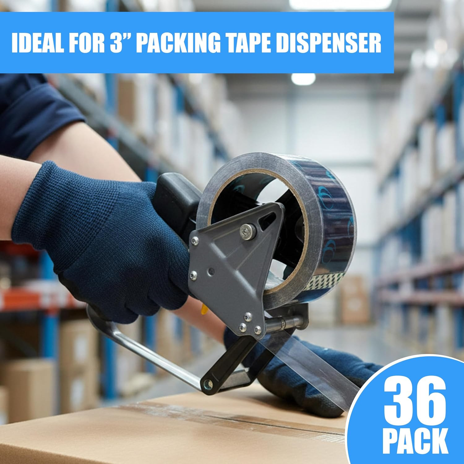 Clear Packing Tape, 36 Rolls Heavy Duty Packaging Tape for Shipping Packaging Mo