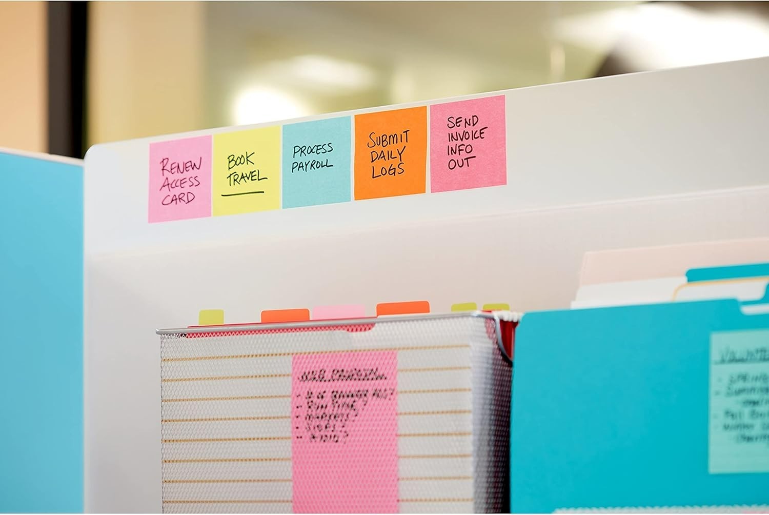 Post-it Super Sticky Notes, 3 Sticky Note Pads, 3 x 3 in., School Supplies, Offi