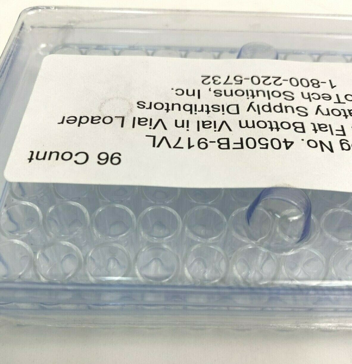 Biotech Glass Vial 0.5 ml Flat Bottom Total of 288 Vials