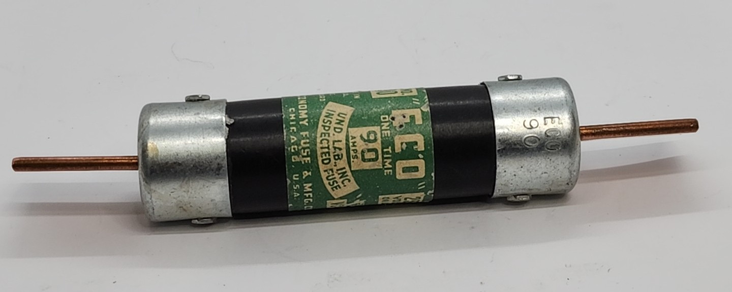 ECONOMY ECO-1190 1 POLE 90A 250V ONE TIME FUSE [MG4-2]