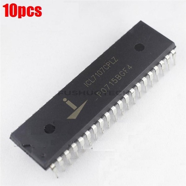 10pcs DIP-40 ICL7107 ICL7107CPLZ LCD/LED Display A/D Converter Ic New or #lk