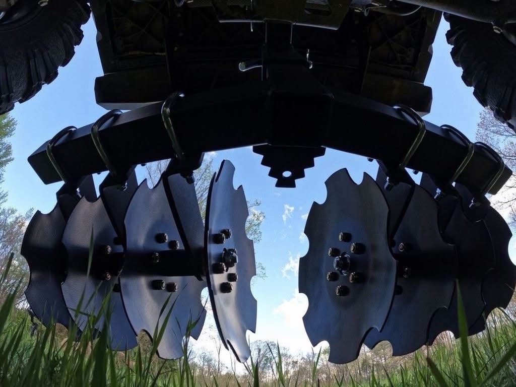 Big Buck Heavy Duty 8 Disc Wildlife Food Plot Plow 32” ATV UTV