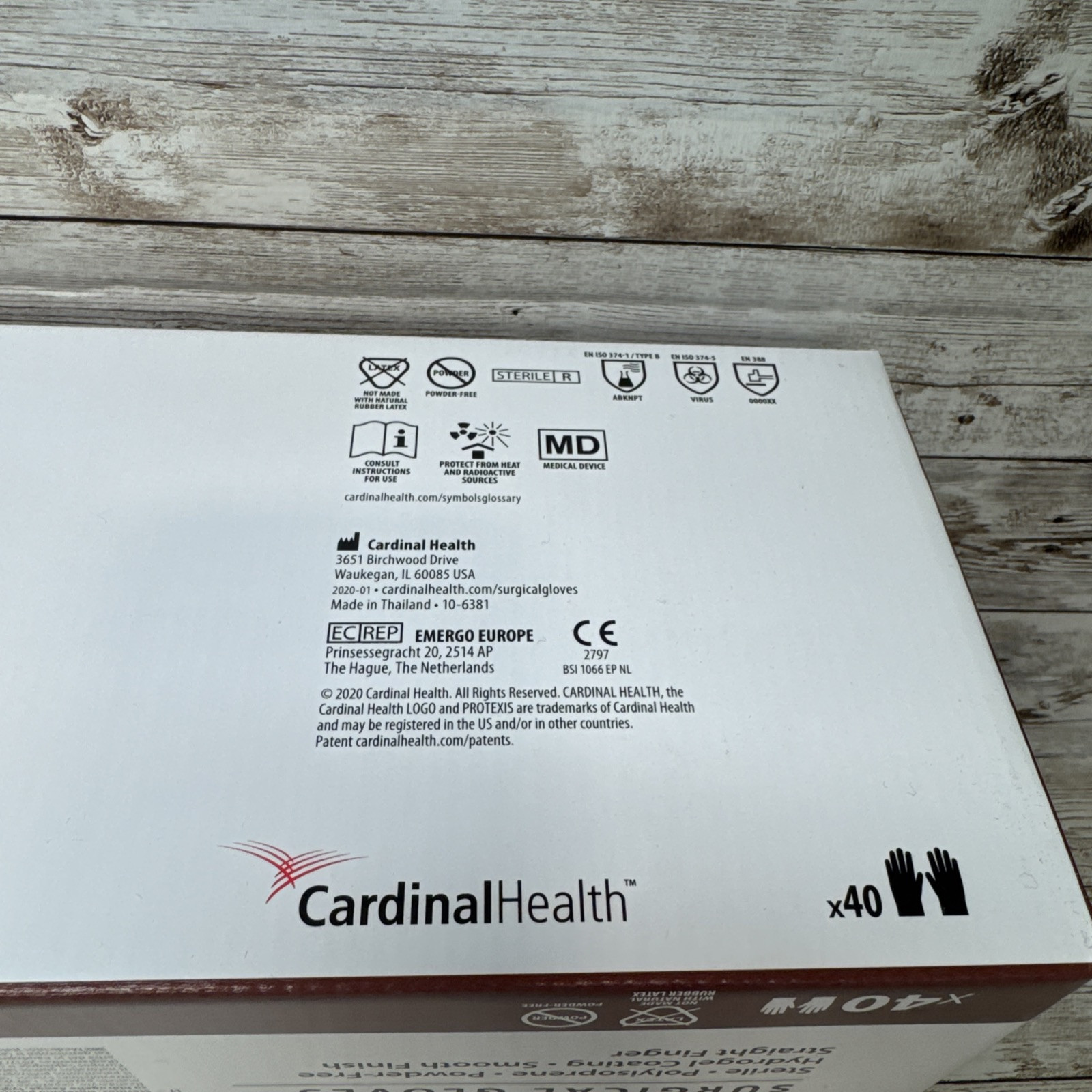 Protexis PI Orthopaedic Surgical Glove Cardinal *1 CASE* Size: 7 *See Date*