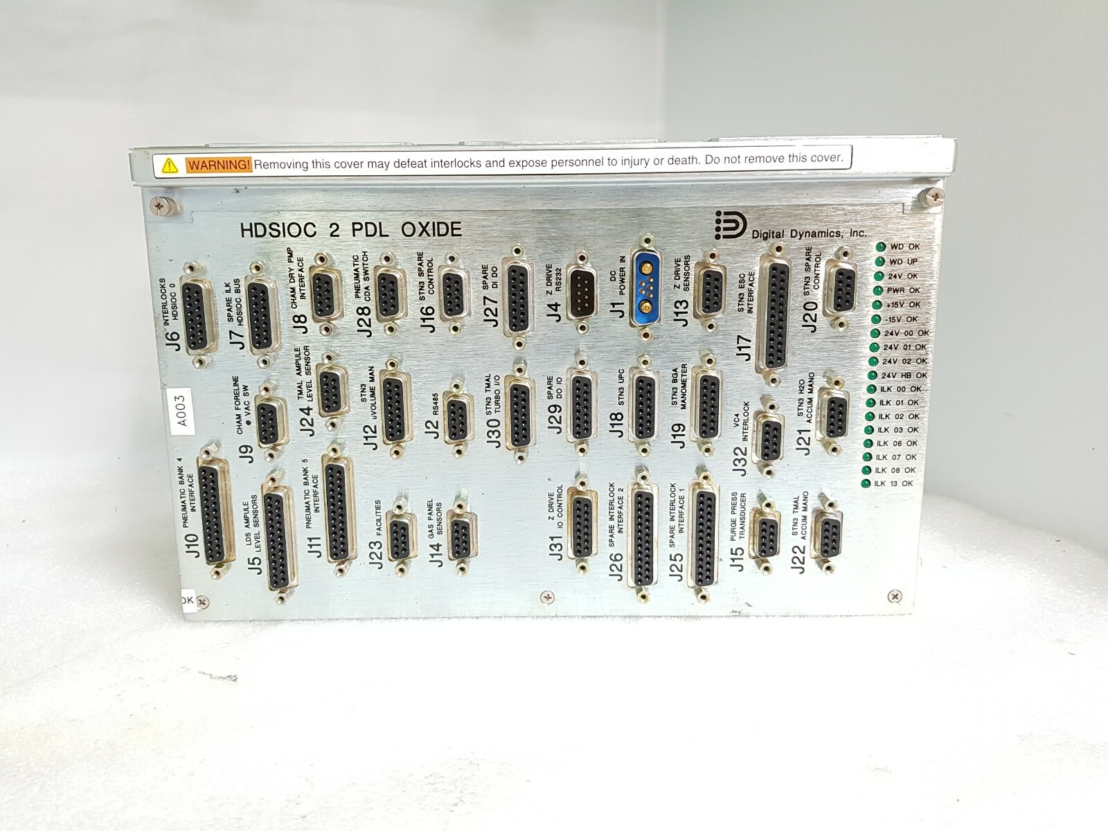 Novellus Systems 02-304957-00 HDSIOC PDL OXIDE2 VERSION 5.0