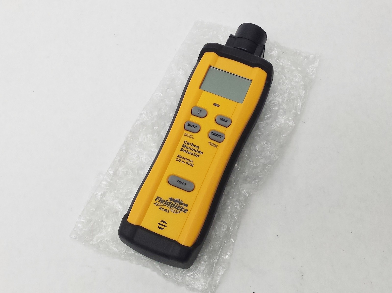 NEW FIELDPIECE SCM3 HVACR HVAC RUGGED CARBON MONOXIDE CO DETECTOR 0-1000PPM