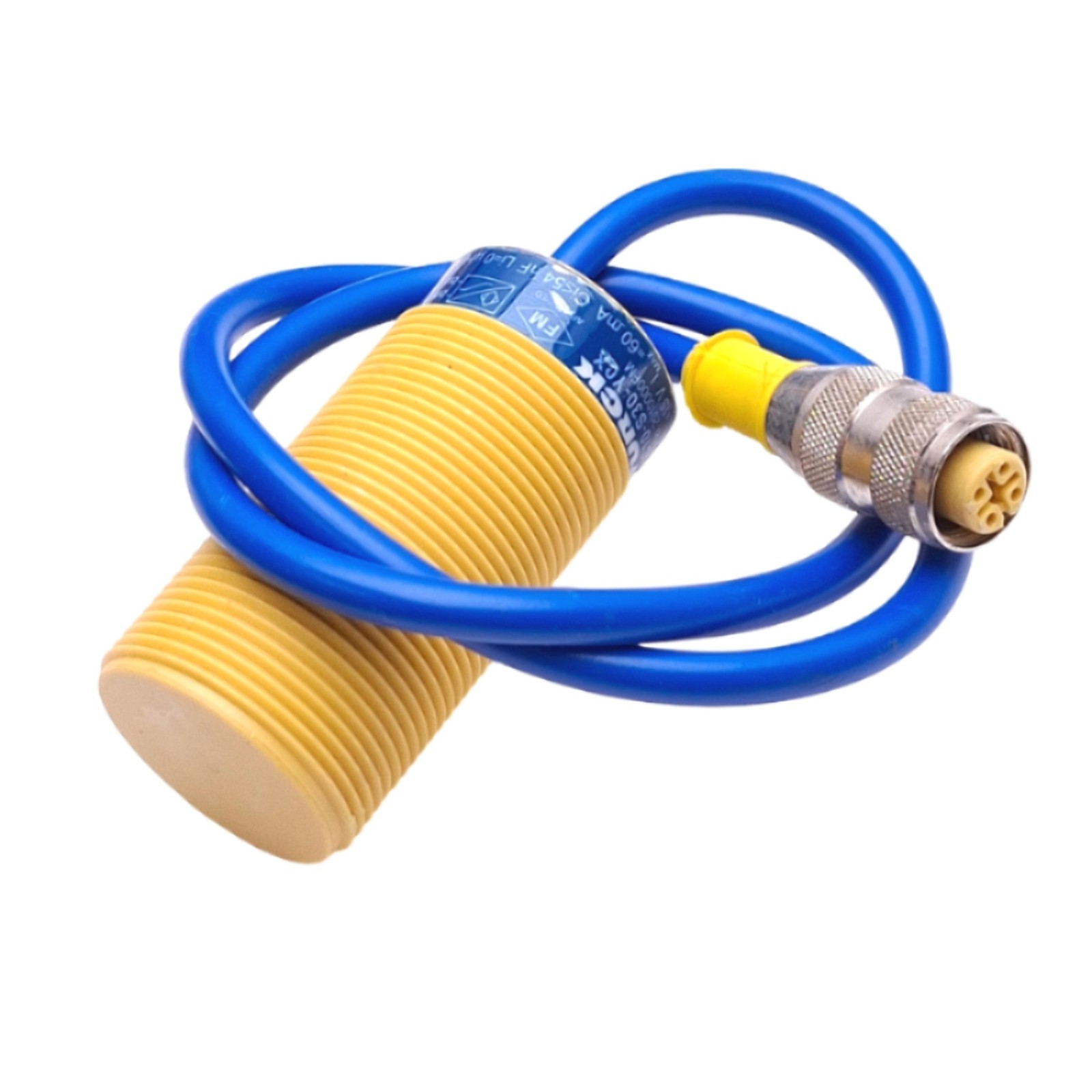 Turck BC10-S30-Y0X Proximity Sensor, 10mm Range, 15VDC, M30x1.5, M12 4-Pin