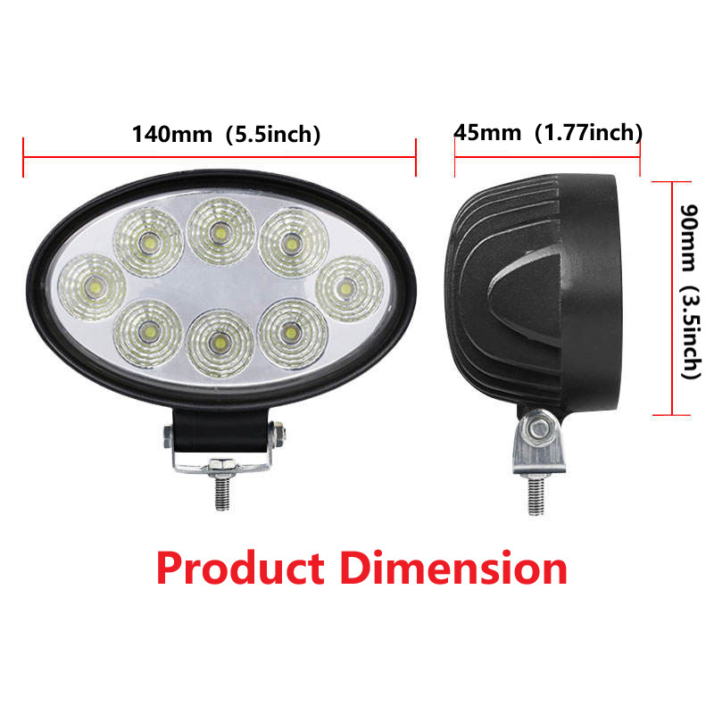 5.5inch 120W LED Work Light Headlights fit John Deere Case New Holland Tractor