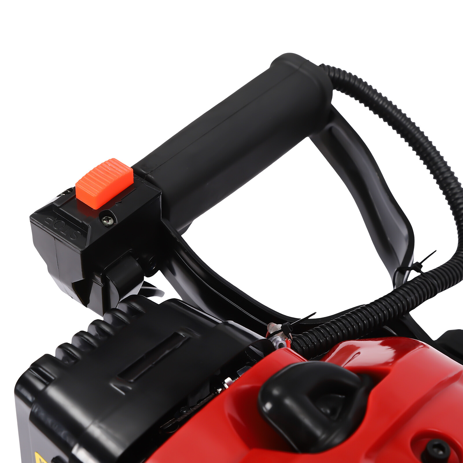 55J Gasoline?Powered Demolition Jack Hammer Concrete Breaker w/ 2 Chisel Bits