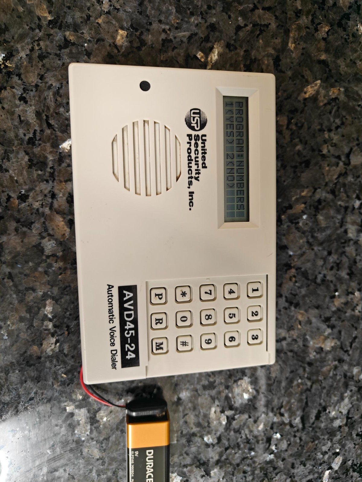 United Security Products Inc. AVD45-24 Automatic Voice Dialer, tested working!