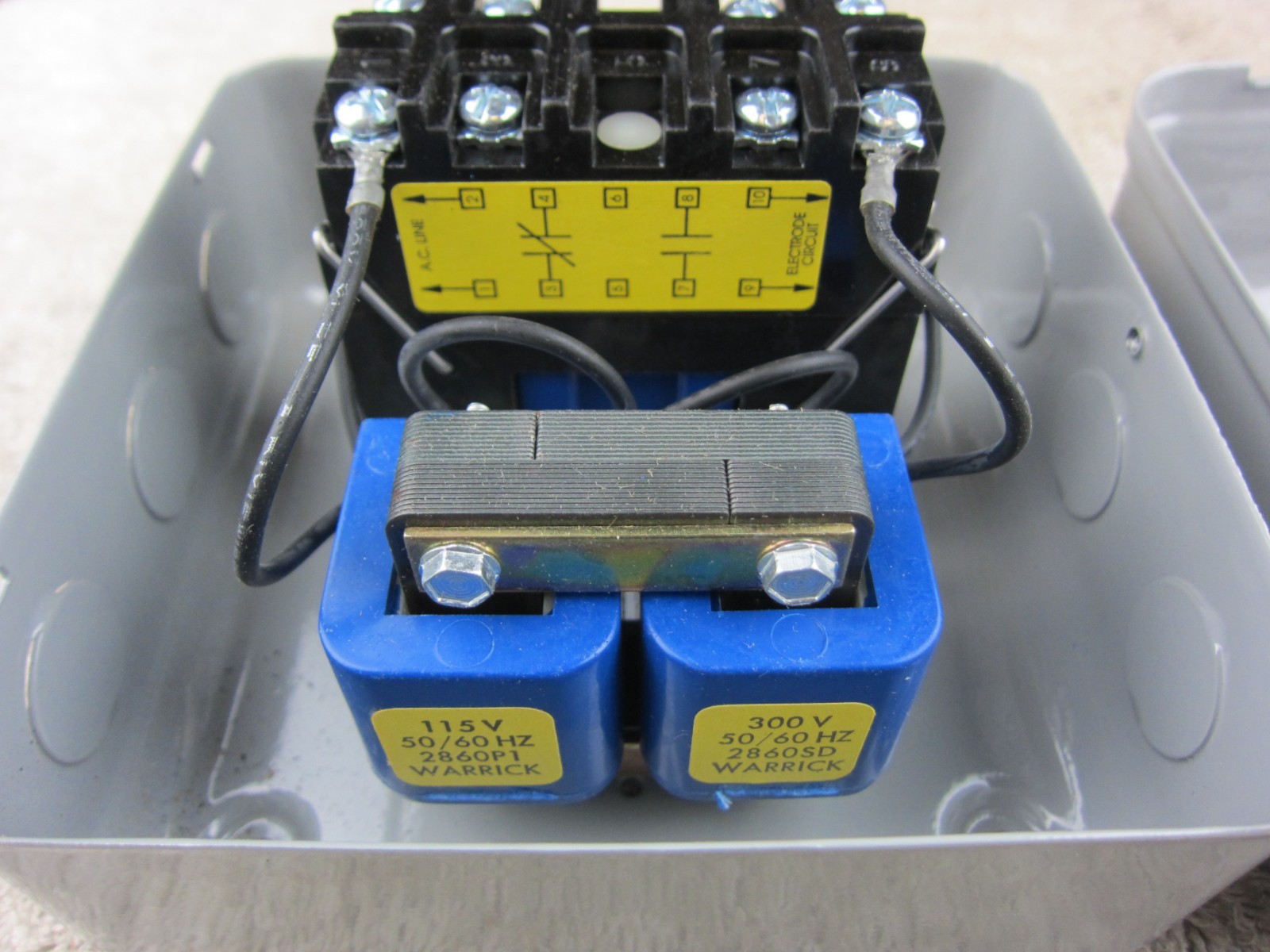 Warrick Controls Gems 1D1D1 115/300V 1NC 1NO NEMA1 Control Relay, New