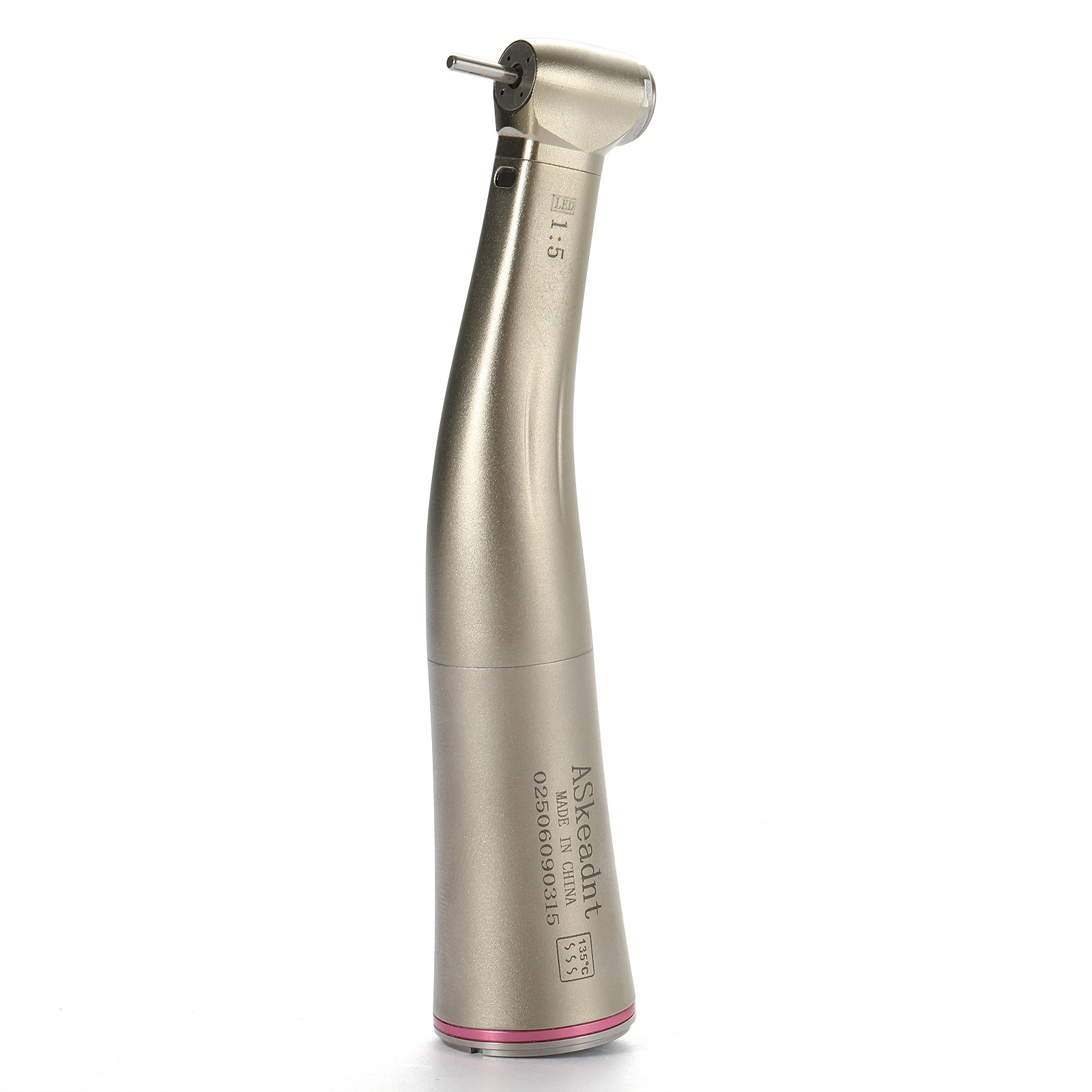 NSK Style Dental 1:5 Increasing Fiber Optic LED Contra Angle Handpiece ASkeadnt