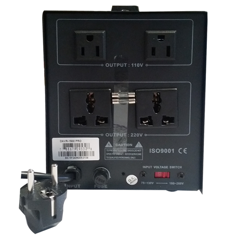 Norstar DAVR-1500 1500 Watt Voltage Converter Transformer