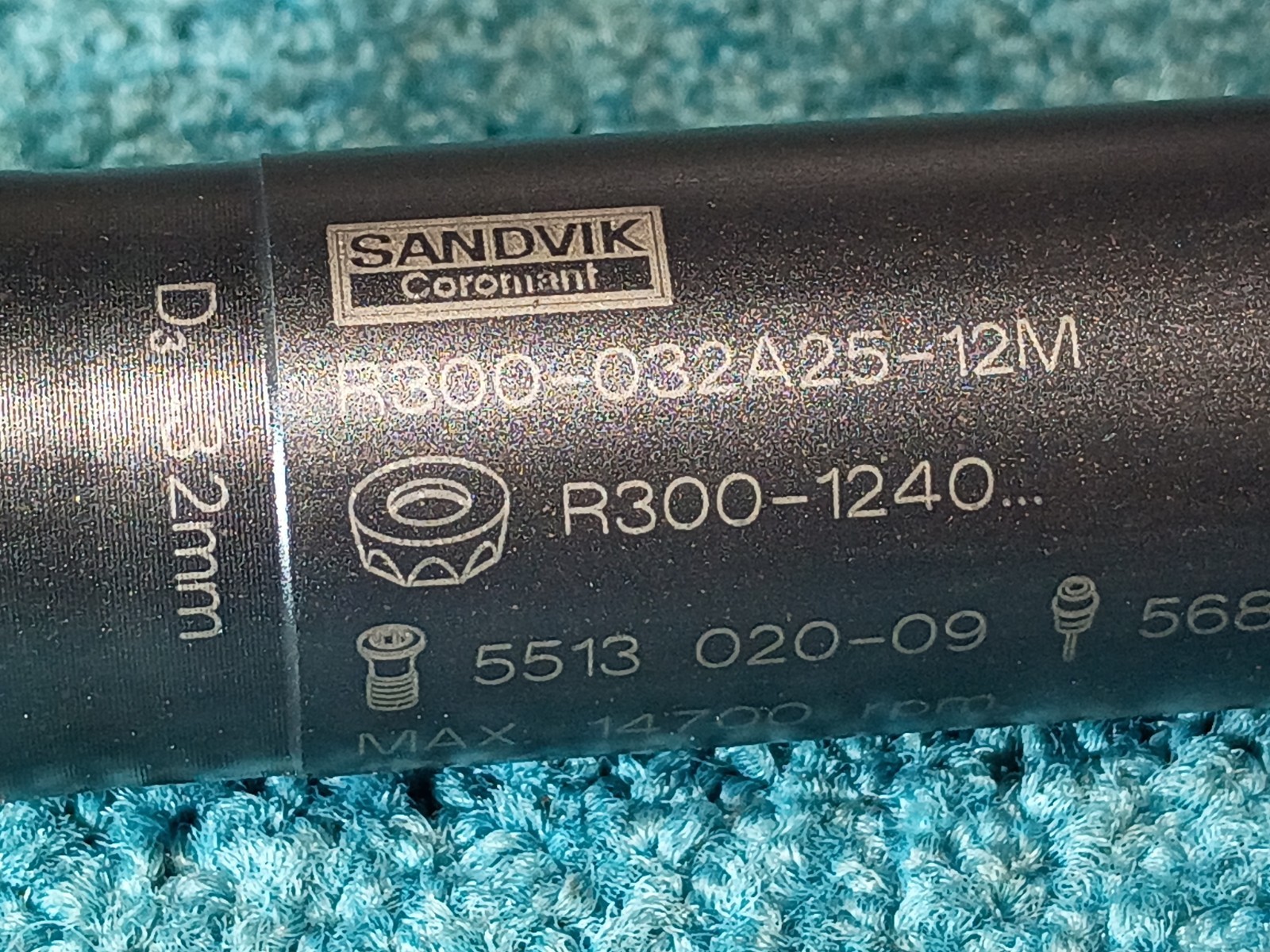 Sandvik Coromant R300-03A25-12M 32mm Corner Radius End Mill 25mm SHK 150mm OAL