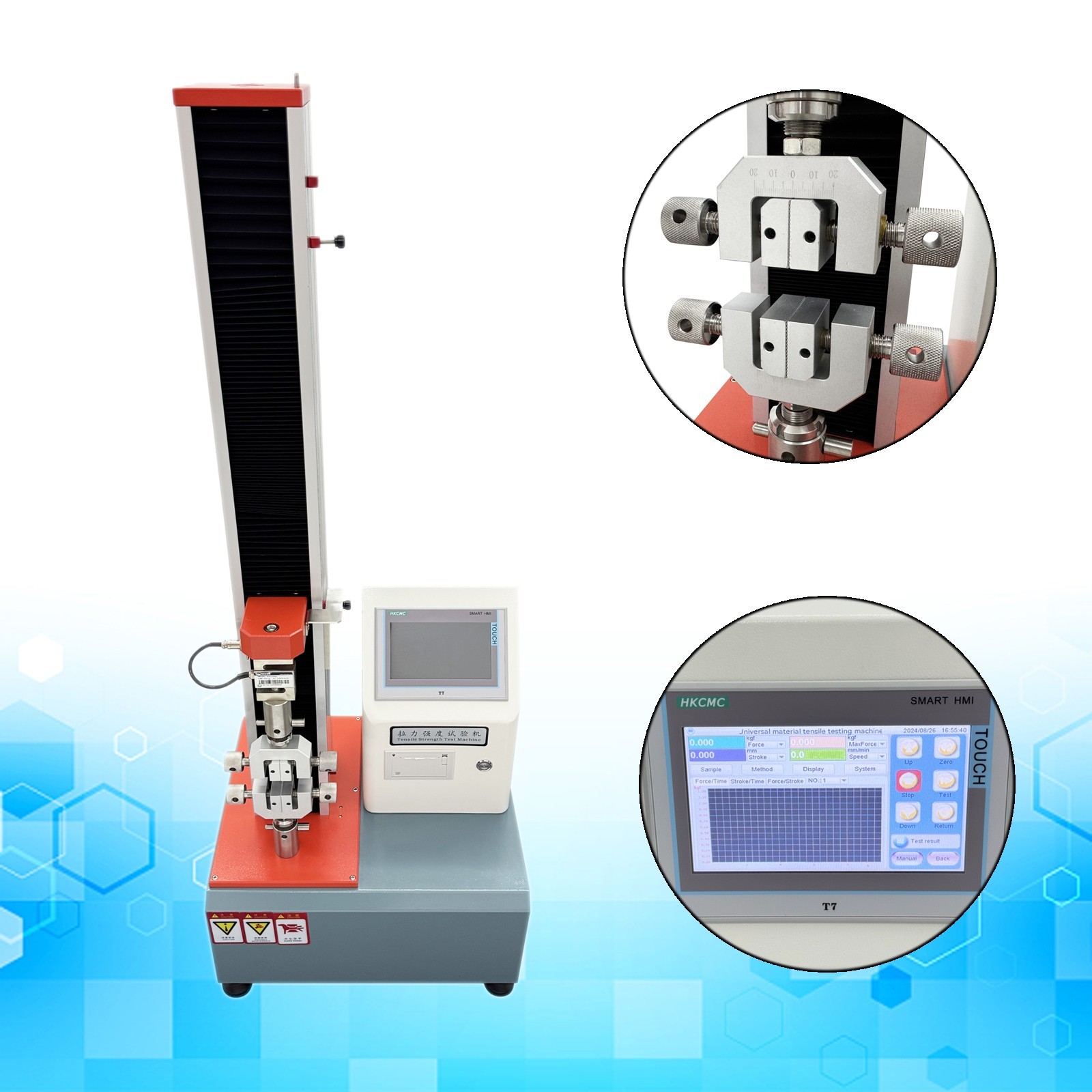 Universal Tensile Strength Testing Machine (200kg, 110V, 50-300mm/min)